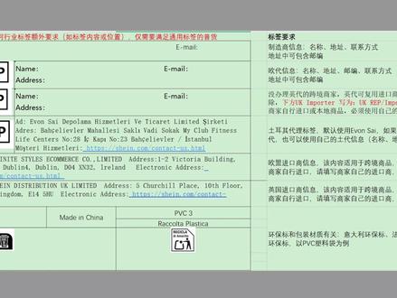 最最最简单制作欧盟GPSR跨境标签模板方法! TEMU希音最新跨境标签可编辑版制作方法,欧盟五月最新跨境合规标签#TEMU #希音 #跨境运营 #GPSR标签