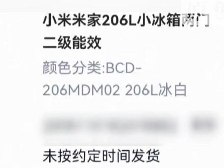 双十一蹲 3 天秒杀11.11 元小米冰箱 ,小米承认“系统错误”,平台处罚成空谈 ,消费者只能拿30 元红包补偿#小米冰箱 #秒杀活动 #红包补偿 #小米家电 #小米