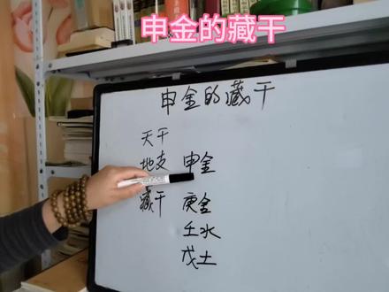 四柱与五行:申金的藏干