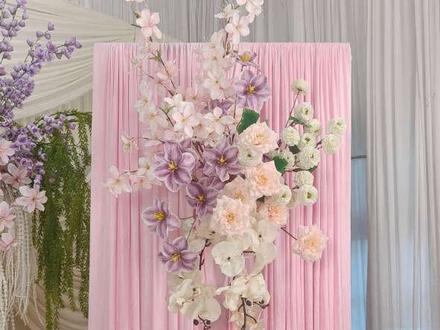 分享一个悬浮花的快速制作方法#婚庆道具#婚庆用品#布幔婚礼#婚庆道具#生日布置就要把仪式感拉满呀