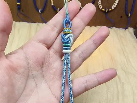 手机挂绳教程来咯#手机挂绳 #手工编绳 #手工diy #手工diy #纯手工编绳