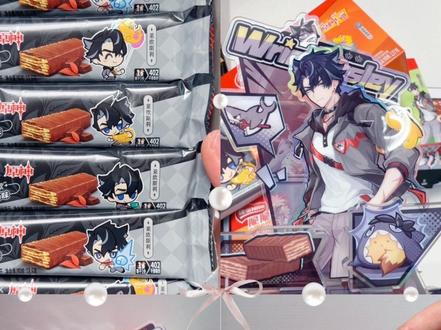 #就让吃谷的我们 天天买联动吧,好喜欢米哈游的联动,本次联动雀巢,可莉可爱,莱欧斯利帅!#原神脆脆鲨 #原神 #可莉 #莱欧斯利