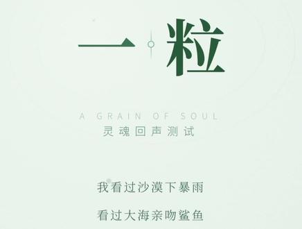 一粒的mbti测试 我是:奇妙能力歌🫥
#陈粒