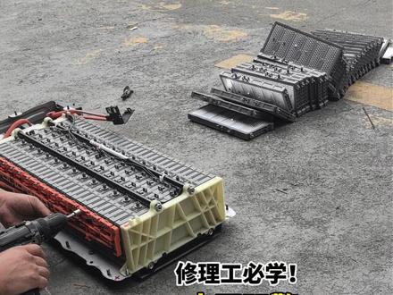 丰田混合动力电池组维修全程视频教程 适用卡罗拉双擎、雷凌双擎、凯美瑞混动、CT200h、ES300h等丰田混动车型#丰田混动维修 #雷克萨斯混动电池更换 #混合动力电池更换