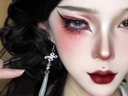 保姆级狐系眼线教程~ #狐系眼妆#狐系眼线画法#妆教#眼线教程#眼线画法