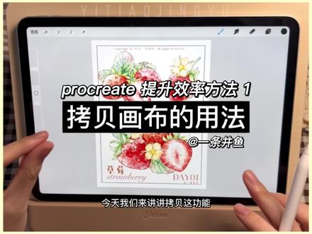 Procreate 提升效率的方法1|拷贝画布的用法#procreate绘画 #ipad绘画 #procreate入门教程 #零基础学画画