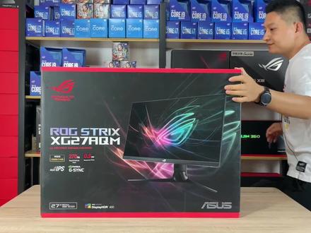华硕ROG XG27AQM上市!2K 270HZ 0.5MS HDR400高刷旗舰机型!上集 #电竞显示器