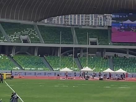 #2023全国田径锦标赛 #标枪 第一名81.34m🥇第二名80.61🥈第三名79.84🥉