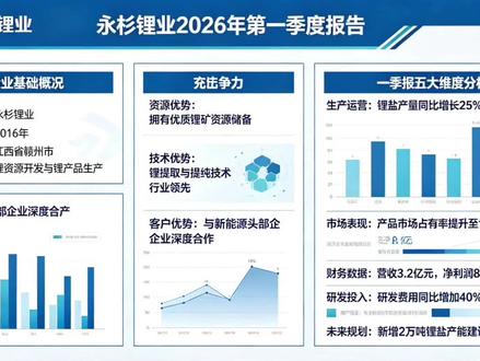 永杉锂业2026年一季报财务分析 #永杉锂业