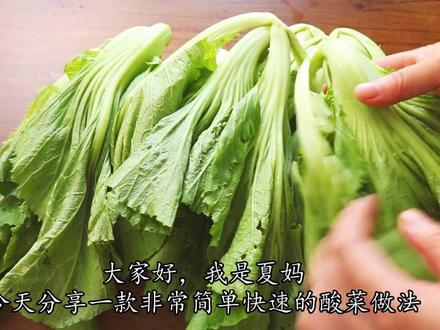 做了几年的酸菜,还是喜欢这种简单又快速的,用来煮酸菜鱼最好吃,发了完整做法戳这里