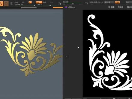 ZBrush花纹alpha快速转高精度实体花纹的技巧 #zbrush#3d建模#建模教程#角色建模#maya