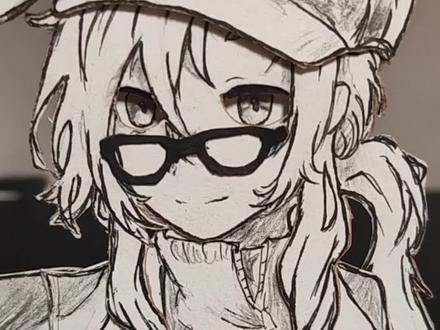 在学校没有什么是做不出来的😏#可动纸片人 #追踪眼