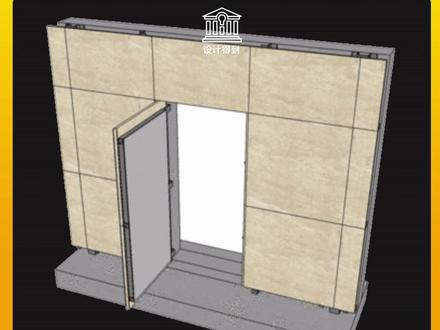 双转轴隐形暗门工艺 东晓说深化设计 双转轴暗门新工艺,能开启180°的隐形门
能开启180°的隐形暗门,这5大设计要点,你必须知道
1、常见的隐形暗门主要通过 暗合页 或者 天地轴,来实现开关
暗合页,适用木饰面,乳胶漆,不锈钢这类轻型饰面,开启角度大但承重弱
天地轴,适合石材、GRG这种 重型饰面
2、但是,这两种五金,都是通过一个转轴来开关门,所以,没办法开到180°
让我们试一试,把单转轴,改成双转轴开门,
正常开启时,把第一个轴(门扇骨架轴),转到90°,满足日常使用
需要更大角度时,转动第二轴(墙面骨架轴),你看看,180°开启,不就实现了吗?
3、在项目实操时,要注意几个要点
1、不管是不是180°开启,公装隐形门都不要用B1级以下的易燃材料
2、隐形门的背面,要封块板,避免暴露钢架,难看
3、 防火门不能做隐形门,老板办公室的后门,就非常适合,建议采用
#室内设计 #设计得到 #施工工艺 #全屋订制 #装修干货
