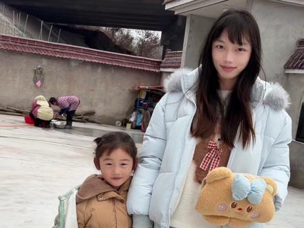 这种小姨和小孩玩起来最狠了🔥😎🫰#回村