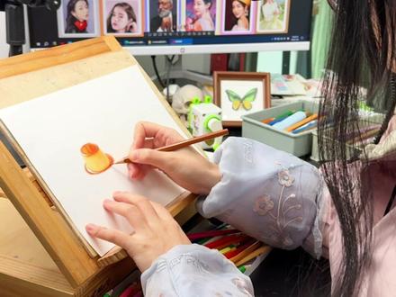 给生活加点甜,布丁🍮决定就是你了! #彩铅画 #彩铅教程 #彩铅手绘