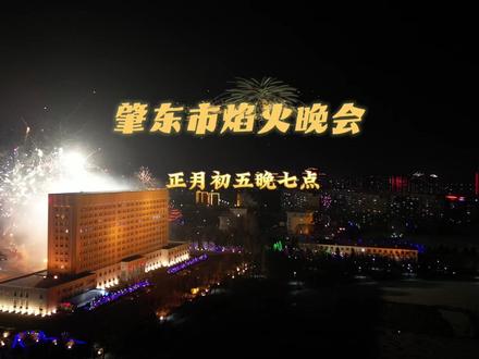 肇东市新春焰火晚会定于正月初五晚七点在政府南侧人工湖燃放#焰火 #肇东 #烟花秀