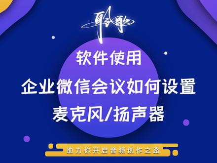 直播软件 | 在企业微信会议上设置正确的麦克风与扬声器选项 #直播推流 #电脑直播 #直播软件 #线上会议