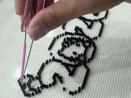 拼豆人日常分享
愿2026年色彩斑斓,心想事成#手工diy制作教程 #拼豆教程#拼豆图纸