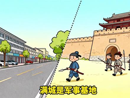 “满城”是军事基地!#历史