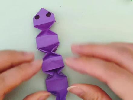 弹弹弹!原来折纸也可以这么好玩!一起来挑战吧!#手工折纸 #简单易学折纸教程 #亲子手工 #一学就会系列