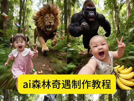 ai森林奇遇特效制作教程 被狮子追特效ai生成入口 被老虎追赶特效教程 恐龙追赶特效教程 外星人追赶特效 大猩猩追赶特效 #即梦ai #ai森林奇遇记 #森林奇遇记 #ai萌娃写真 #萌娃特效 森林奇遇ai 老虎追人ai 狮子追人ai 外星人追人ai 大猩猩追人ai 恐龙追人ai 森林奇遇怎么做 AI森林奇遇记教程 AI森林奇遇记一键剪同款 AI森林奇遇记免费制作教程 AI森林奇遇记写真教程 AI森林奇遇记制作入口 AI森林奇遇记免费AI使用方法 AI森林奇遇记特效制作方法 AI森林奇遇开场节目 森林奇遇记特效教程 森林奇遇记制作教程 森林奇遇记特效模板 森林奇遇记制作入口 森林奇遇记制作方法 AI森林奇遇记生成技巧 AI森林奇遇记生成指令 AI森林奇遇记口令 AI森林奇遇记免费制作入口 AI森林奇遇记免费制作工具 AI森林奇遇记一键生成小孩勇闯森林 AI森林大冒险 深林奇遇记特效教程