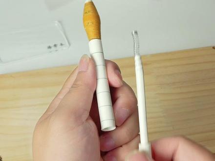 教你用纸做按压榴弹发射器~ #折纸玩具 #手搓武器 #创意手工