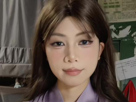 今天画的妆像伪人 #汉洋折衷 #头饰发饰 #女大学生