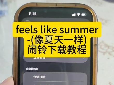 feels like summer-(像夏天一样)铃声下载教程,feels like summer铃声设置教程,feels like summer怎么设置闹铃?feels like summer怎么设置闹钟铃声?#feelslikesummer #像夏天一样 #feelslikesummer铃声设置 #闹铃 #苹果手机铃声设置