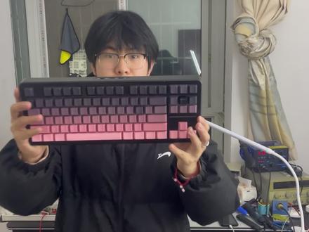 前行者x87键盘维修,typec口脱落+按键失灵+轴体键帽丢失。#键盘 #键盘维修 #前行者x87 #机械键盘 #外设