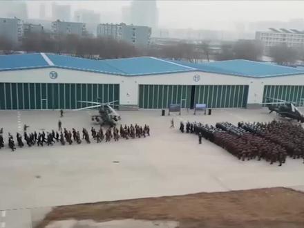 直-20六机编队,一个动作就显真功夫!