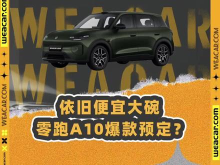 6.58万!零跑A10上市!亮点缺点版型选择一条看清! #零跑A10 #MG4 #吉利星愿 #8万级选车