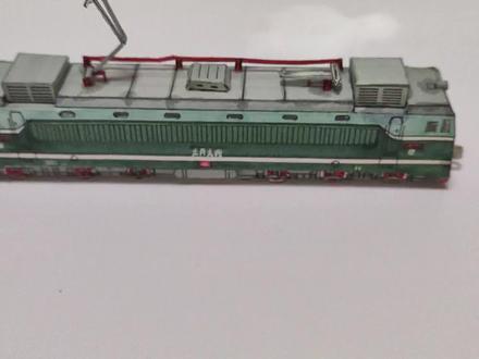 韶山1型电力机车火车纸模型 【老骥伏枥·志在千里】ss1火车纸模(芍药)#火车纸模#纸模火车#芍药#韶山1型电力机车#ss1