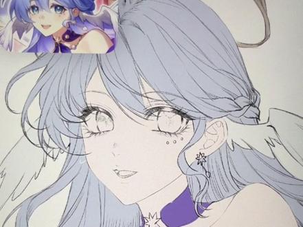 有手就会!procreate知更鸟保姆级眼睛细化教程 #画画 #绘画 #板绘 #崩坏星穹铁道 #知更鸟