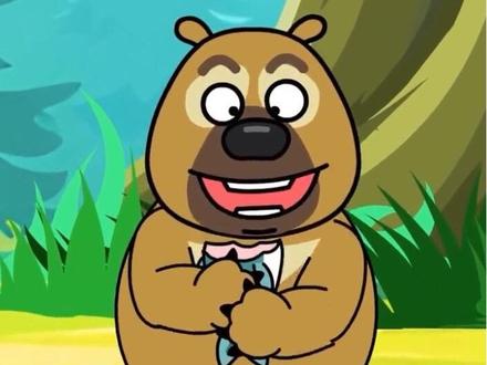 熊的屁股上为什么会长出尾巴 #二次元 #专治不开心 #看一遍笑一遍