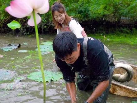 花1200包下一口给村民抽水浇地的鱼塘,没想到里面大货这么多#三农 #农村生活 #新农人计划2022 #户外 #钓箱