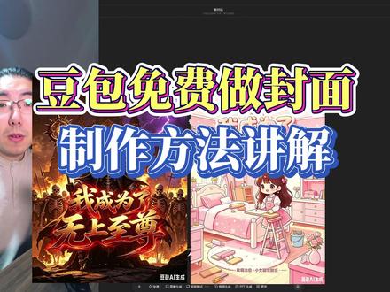豆包免费制作小说封面教程 #小说封面 #豆包 #网文作者