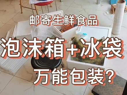 生鲜食品,我的万能包装方法#寄快递#快递#辉大锅