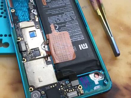 小米cc9pro二修,同行修不充电修成不开机,查线路电源导致的不开机,更换开机后不充电,usb附件识别断线