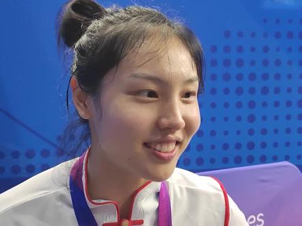 中国女篮亚运会夺冠!河南籍运动员张茹赛后接受采访:“教练交代做好防守,做好细节,亚运会结束后将直接准备WCBA联赛” #杭州亚运会 #在浙豫你看亚运