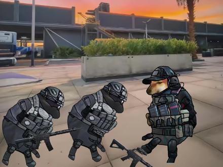 哈夫克小兵为什么投降?#三角洲行动 #游戏 #搞笑 #抽象