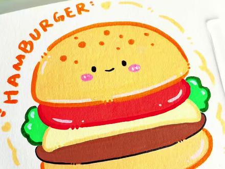 简单可爱小汉堡|丙烯马克笔绘画
简单几笔,画出超香汉堡~
配色治愈,新手也能轻松拿捏!
喜欢记得点赞关注,下期继续画~#丙烯马克笔绘画#零基础绘画 #简笔画教程 #解压 #初描丙烯马克笔