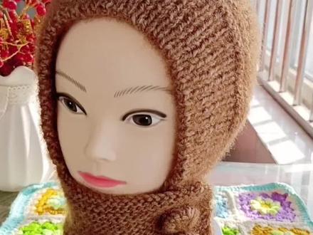 暖暖风雪帽教程一#爱生活爱编织 #手工编织帽子 #一学就会