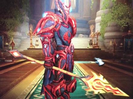 #魔兽世界 #魔兽幻化 喜加一陨落骑士长矛,血精灵圣骑士完成血骑士任务后,点击就送