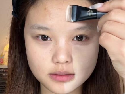 巨详细全妆跟练|普通女生速学清冷中性妆 #新手化妆教程 #方圆脸 #美妆模范生 #美妆百万新星计划 #dou上热门