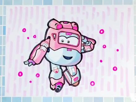 超级飞侠小爱手绘教程儿童卡通人物简笔画教程步骤#简笔画 #手绘教程 #卡通画 #马克笔儿童画 #超级飞侠 #小爱手绘 #儿童插画 #儿童画教程 #超级飞侠简笔画