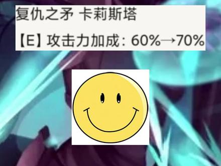 我没说错卡莉丝塔加强了吧,顺便给大家讲一个加强的连招,下版本多练练吧,这点加强不够,还会再加强的#卡莉丝塔 #复仇之矛