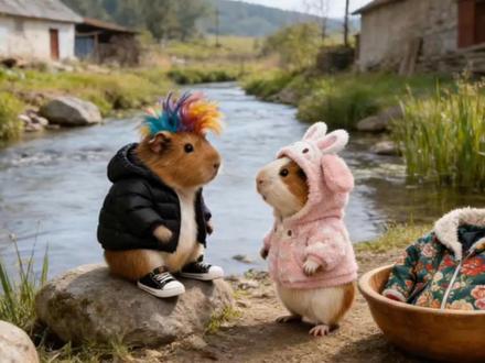 大帅锅终于回家了#ai短剧 #ai动画 #猪妞 #短剧 #动物成精