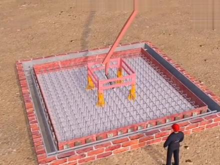 #塔吊塔吊 今天出一个全程塔吊基础搭建视频