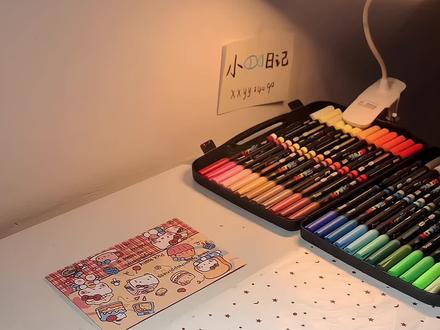 分享陪你到最后📜卷轴教程‖ 他们说幸福就在身边,我说幸福就是你在我身边#一米卷轴#卷轴手写信#分享绘画过程#手工礼物#今日分享