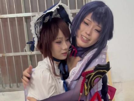 姐姐好真诚#雷电将军cos #园丁cos #合家欢乐乐乐 @小岛和春 @每天都想打人 @青い濃い色橙色の日 @合家欢乐乐乐